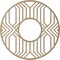 Ekena Millwork Empire Wood Fretwork Pierced Ceiling Medallion, Hickory, 38"OD x 13 7/8"ID x 3/8"T CMWP38X38X0375EPHI - alternate 5
